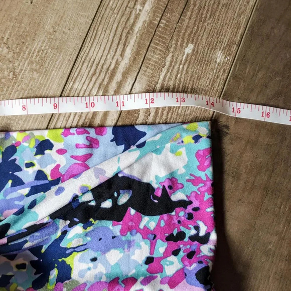 NWOT Boutique Multicolor Strapless Dress Women's Size S/M - Picture 12 of 12